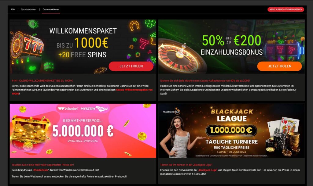 betonic casino promotions