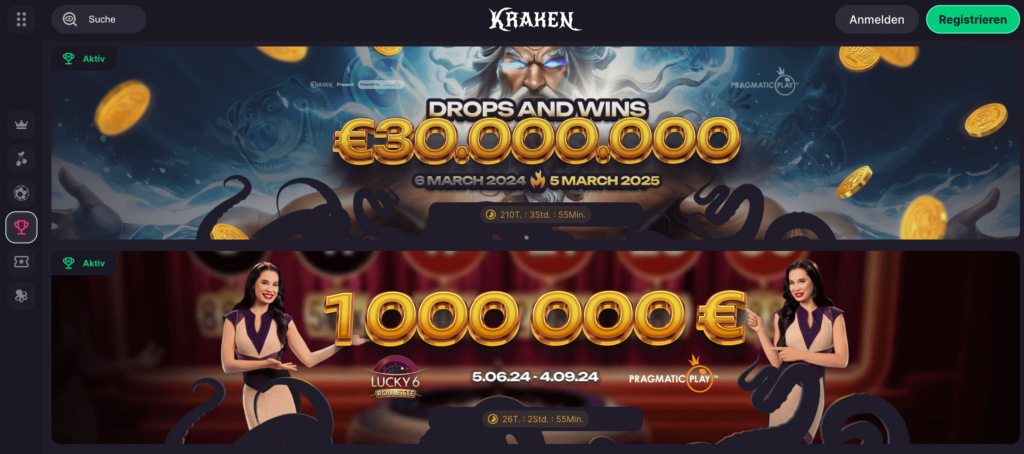 Kraken Casino Tournaments