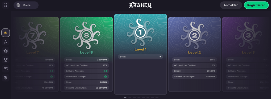 Kraken Casino VIP