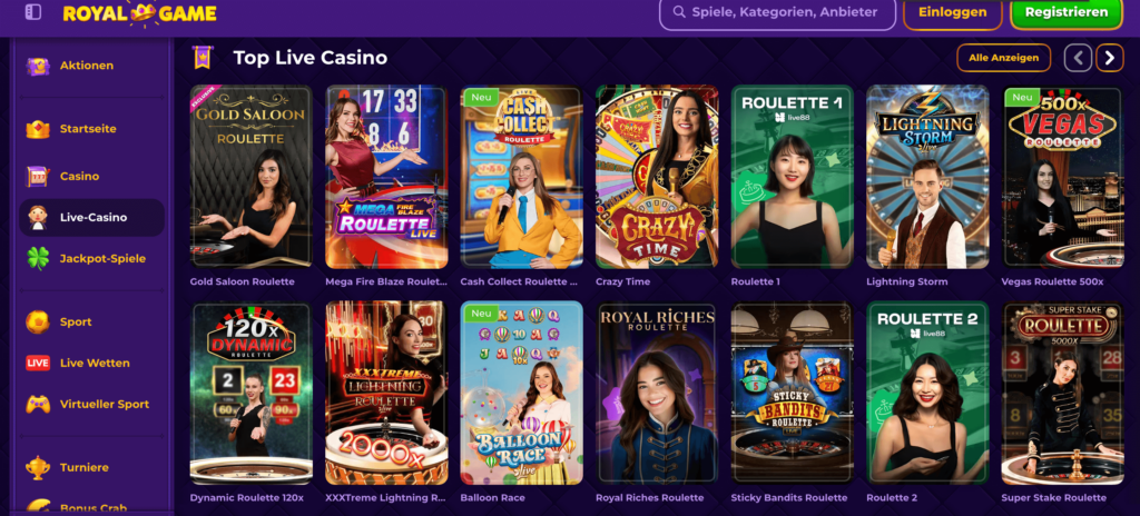 Royalgame Live Casino