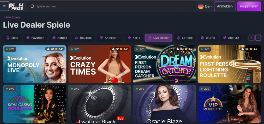 Richprize Live Casino