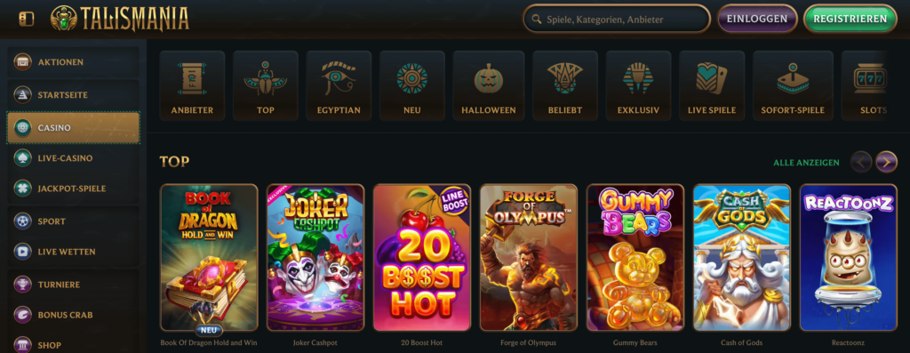 Talismania Casino