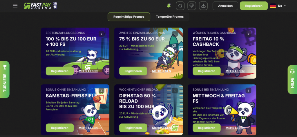 Fastpay Casino Promotions